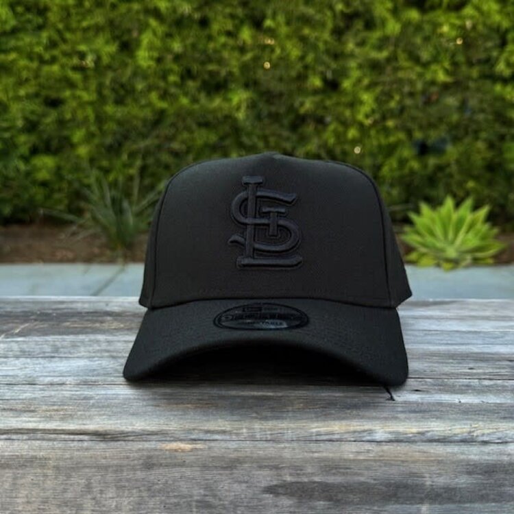 New Era St. Louis Cardinals Black Black 940 A-Frame