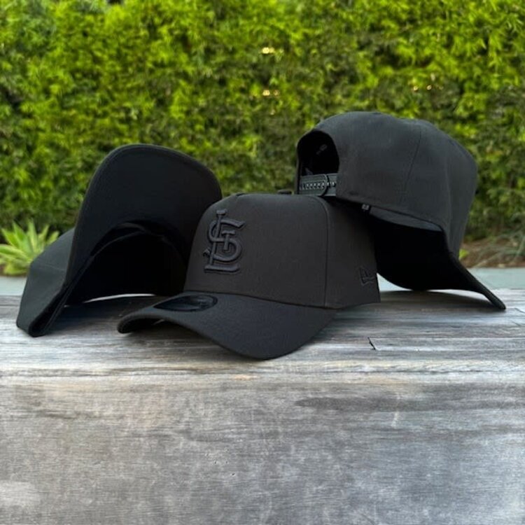 New Era St. Louis Cardinals Black Black 940 A-Frame