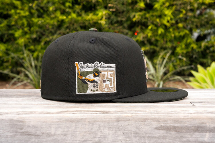 New Era LA Black JRob 75 Camo UV