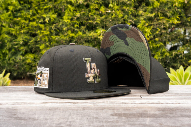 New Era LA Black JRob 75 Camo UV
