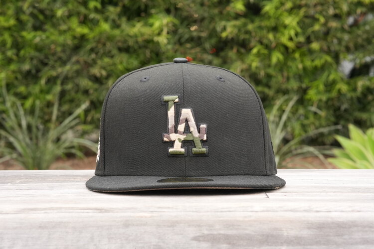 New Era LA Black 100th Camo UV