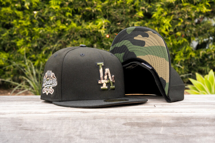 New Era LA Black 100th Camo UV