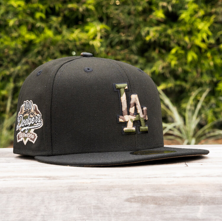 New Era LA Black 100th Camo UV