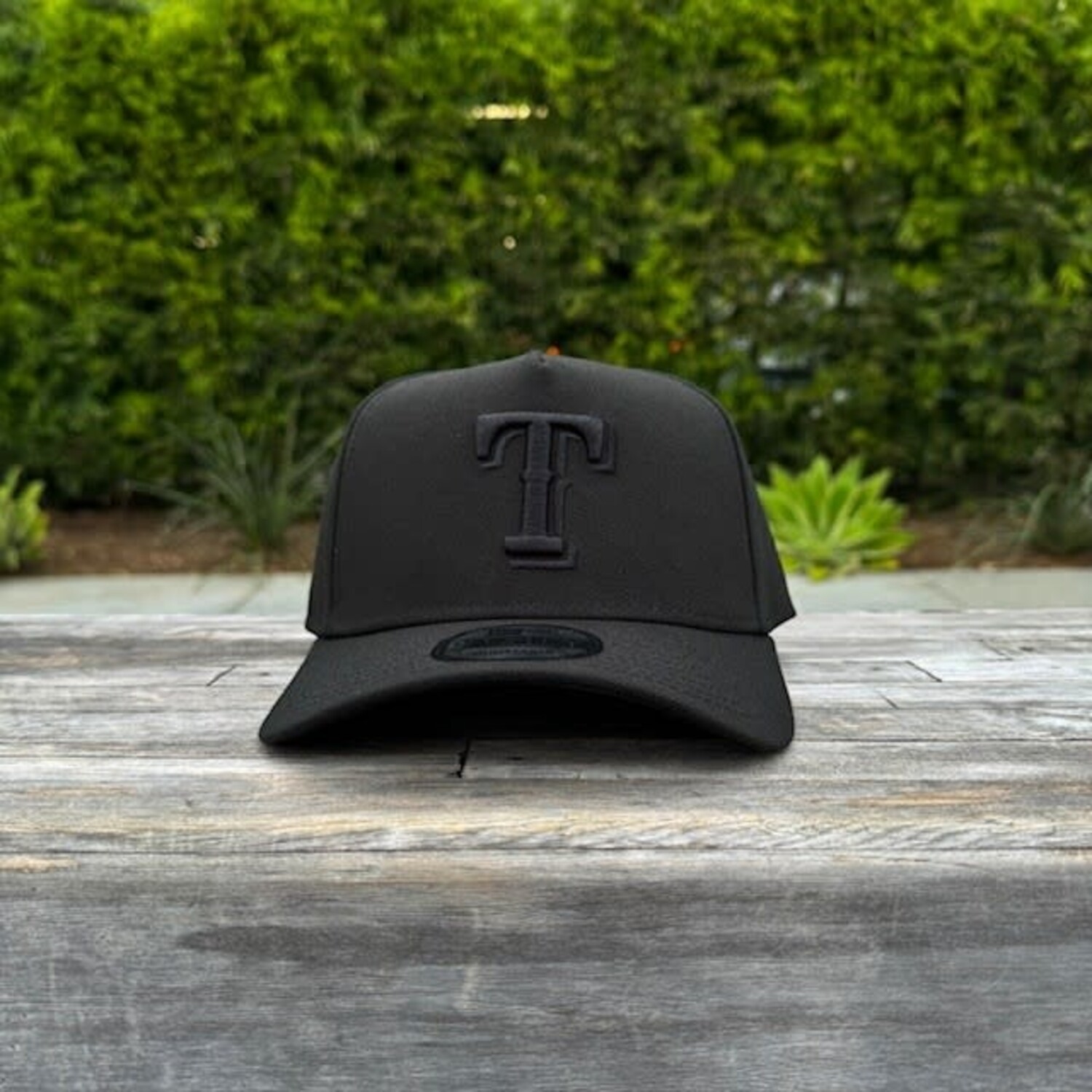 Texas Rangers Black Black 940 A-Frame Snapback - The Locker Room