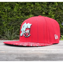 New Era Diablos Rojos Del Mexico Red Stripe Away