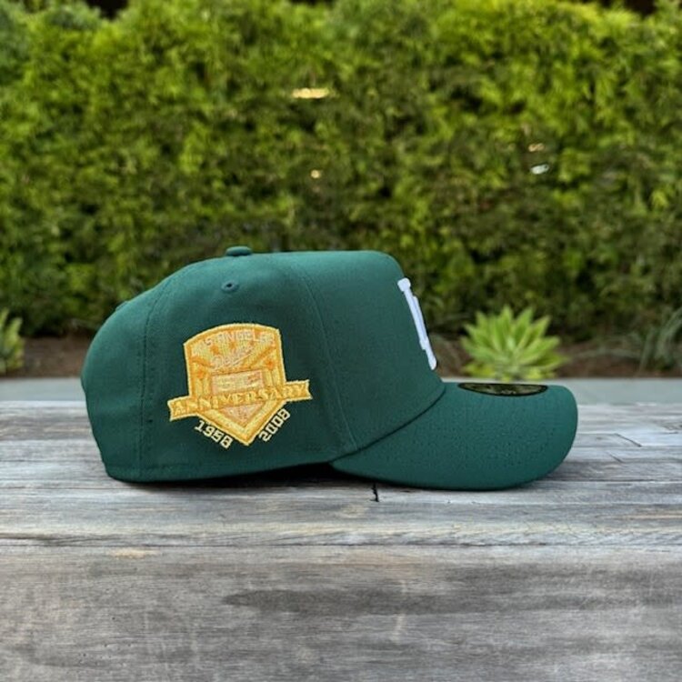 New Era LA Dodgers Dark Green 50th Anniversary GUV 940 A-Frame