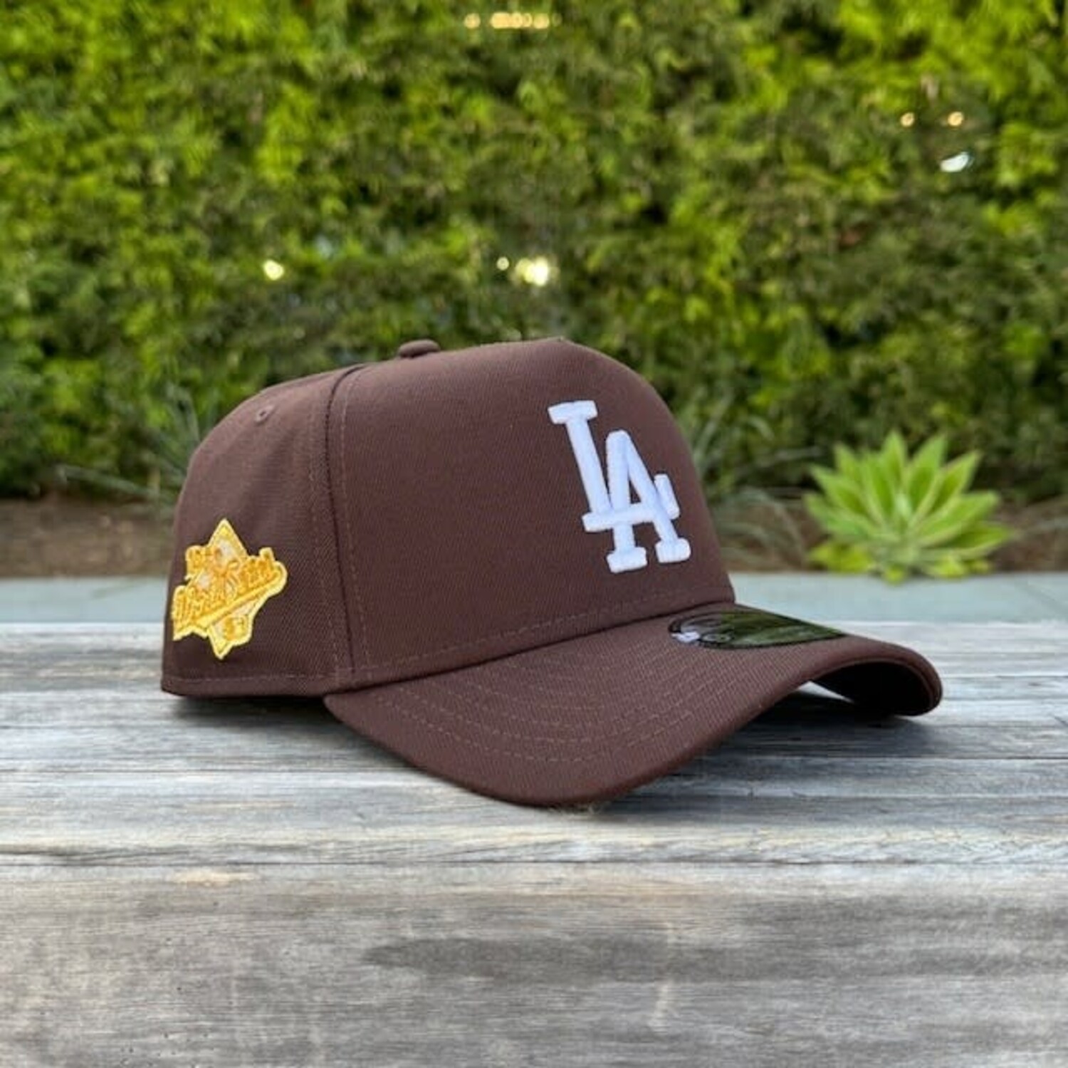 LA Dodgers Brown 1988 WS 940 A-Frame Snapback - The Locker