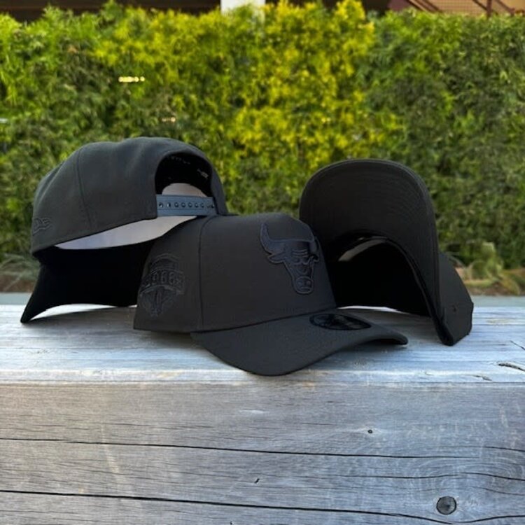 New Era Chicago Bulls Black Tonal 940 A-Frame Snapback