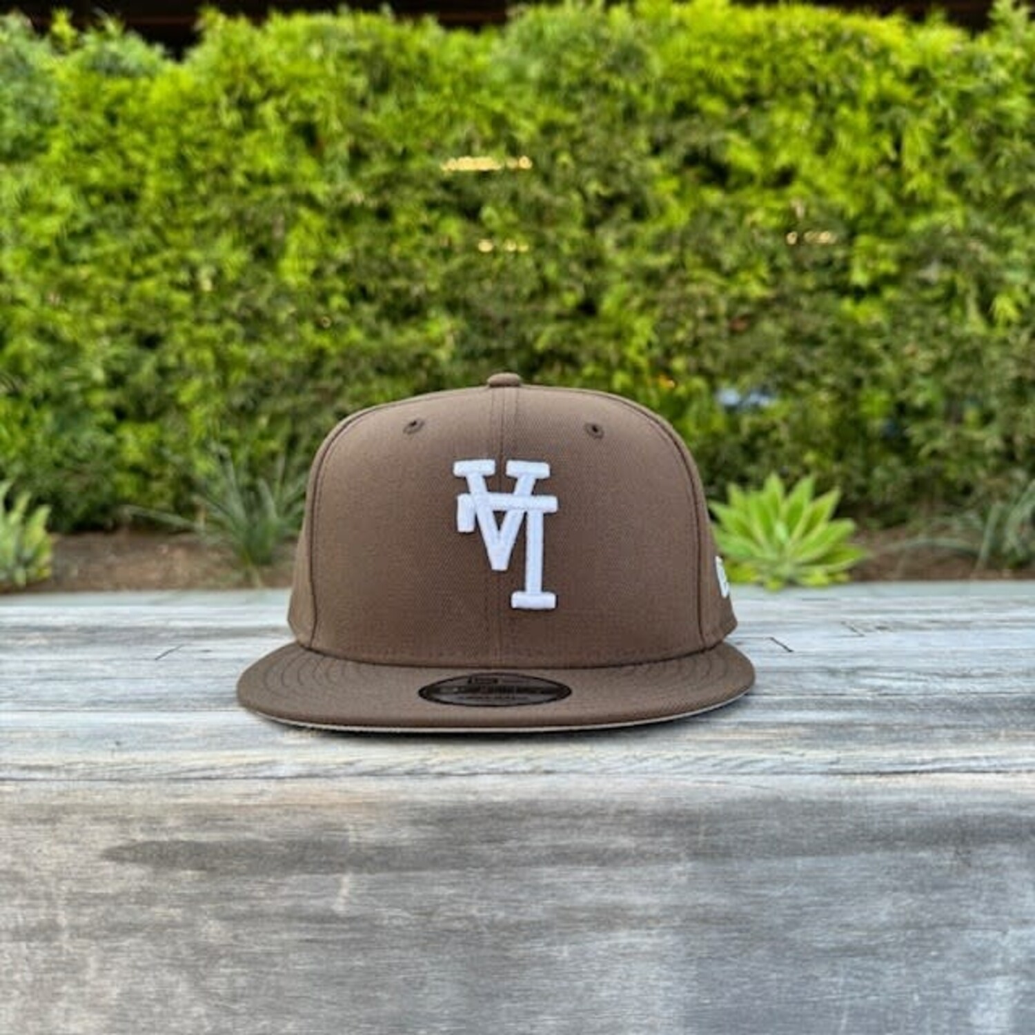 LA Upside Down Brown 950 Snapback - The Locker Room of Downey