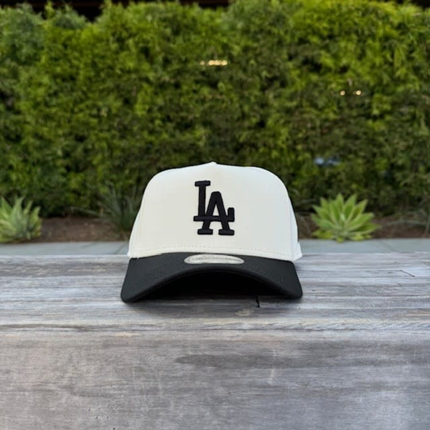 LA Ivory/Black 940 A-Frame Snapback - The Locker Room of Downey