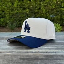 New Era LA Dodgers Stone/Dark Blue 940 A-Frame