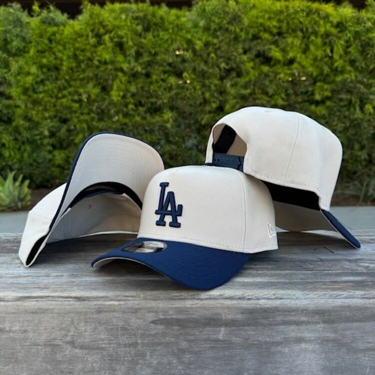 New Era LA Dodgers Stone/Dark Blue 940 A-Frame