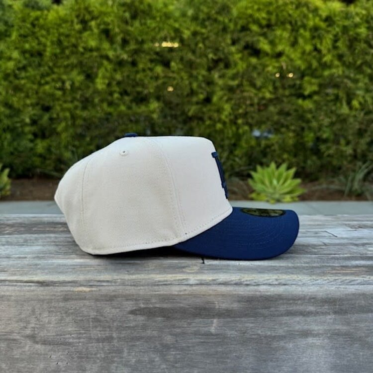 New Era LA Dodgers Stone/Dark Blue 940 A-Frame
