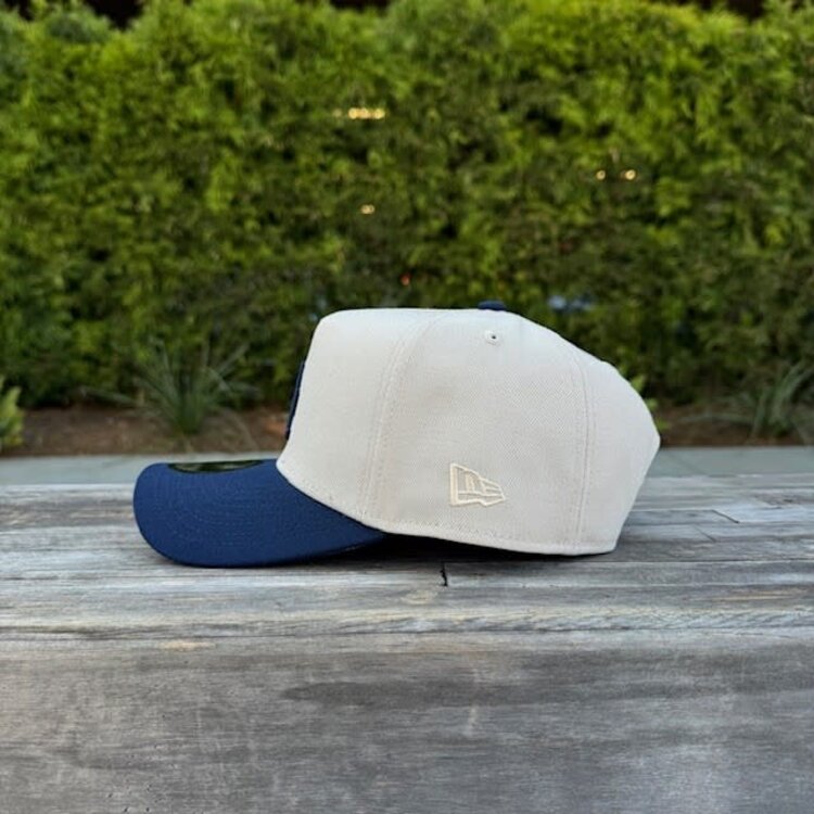 New Era LA Dodgers Stone/Dark Blue 940 A-Frame