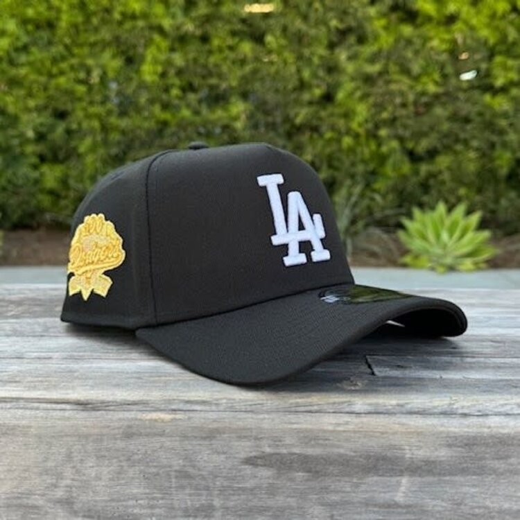 New Era LA Dodgers Black 100th Anniversary 940 A-Frame