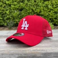 New Era LA Red Trucker Mesh 940 A-Frame