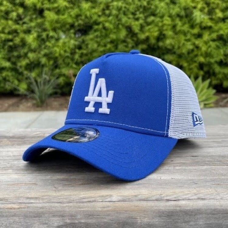 New Era LA Royal White Trucker Mesh 940 AF