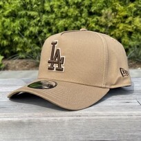 New Era LA Khaki Brown-Ivory Outline 940 A-Frame