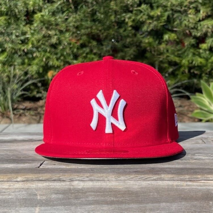 New Era Yankees Red White Gray UV