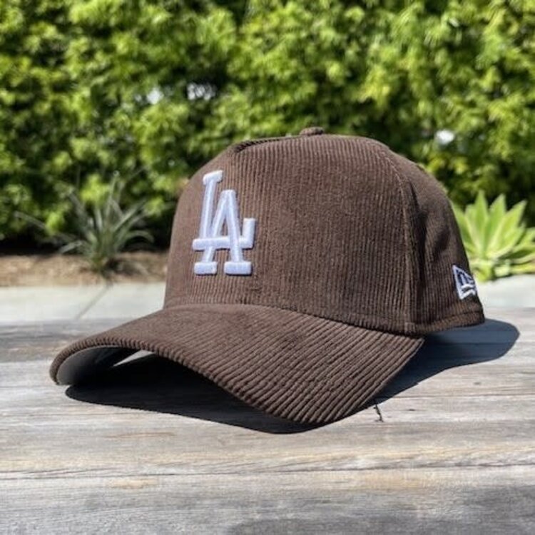 New Era LA Dodgers Brown Corduroy 940 A-Frame