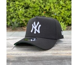 ■New Era■ MLB White On Black New York Yankees K-Frame Ball new-era-ny-black-white-940-a-