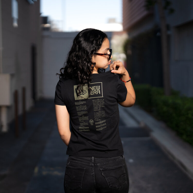 New Era LA Dodgers Women's NE Alpha Black T-Shirt