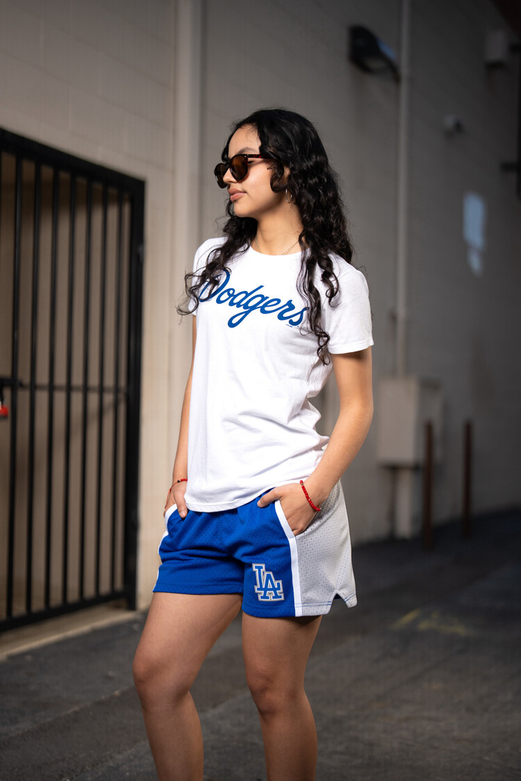 Mitchell and Ness LA Dodgers M&N Women's Jump Shot Shorts