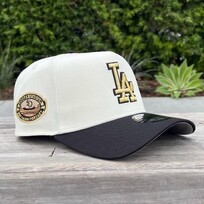 New Era LA Dodgers Ivory/Black 50th Anniversary 940 A-Frame
