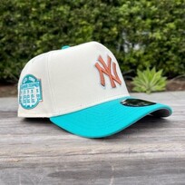 New Era Yankees Ivory/Teal SP 940 A-Frame