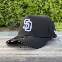 New Era SD Padres Black White 940 A-Frame