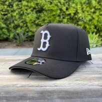 New Era Boston B Black White 940 A-Frame