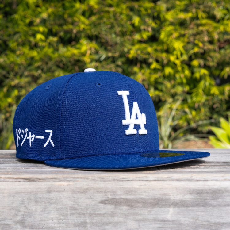 New Era LA Dodgers Royal Kanji Fitted