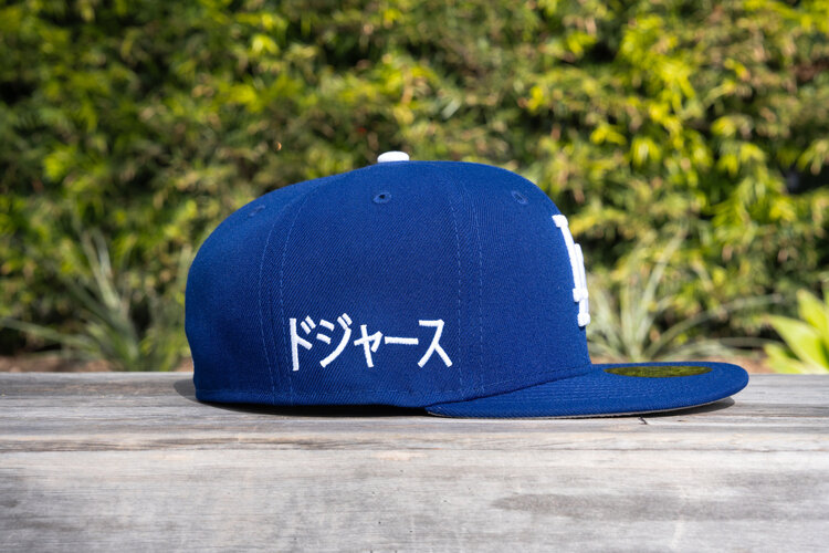 New Era LA Dodgers Royal Kanji Fitted