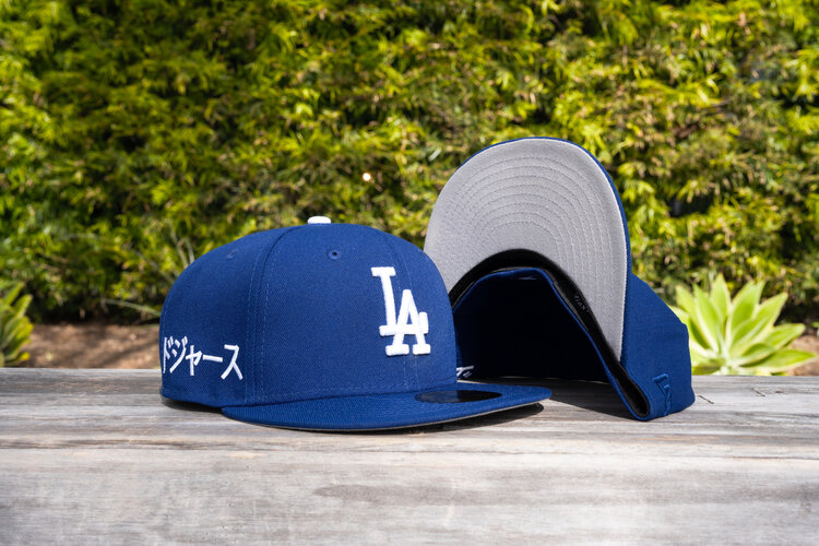 New Era LA Dodgers Royal Kanji Fitted