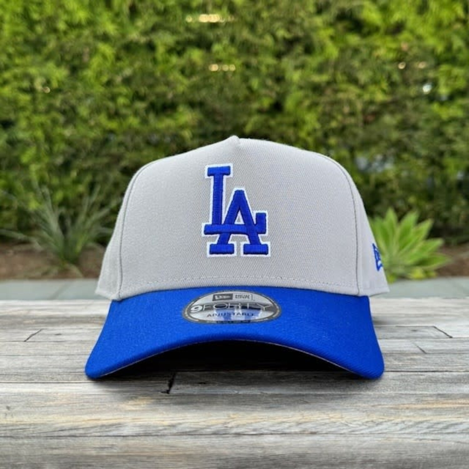 LA Grey/Royal White Outline 940 A-Frame Snapback - The Locker Room