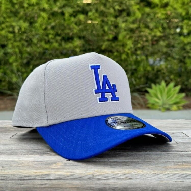 New Era LA Gray/Royal White Outline 940 A-Frame