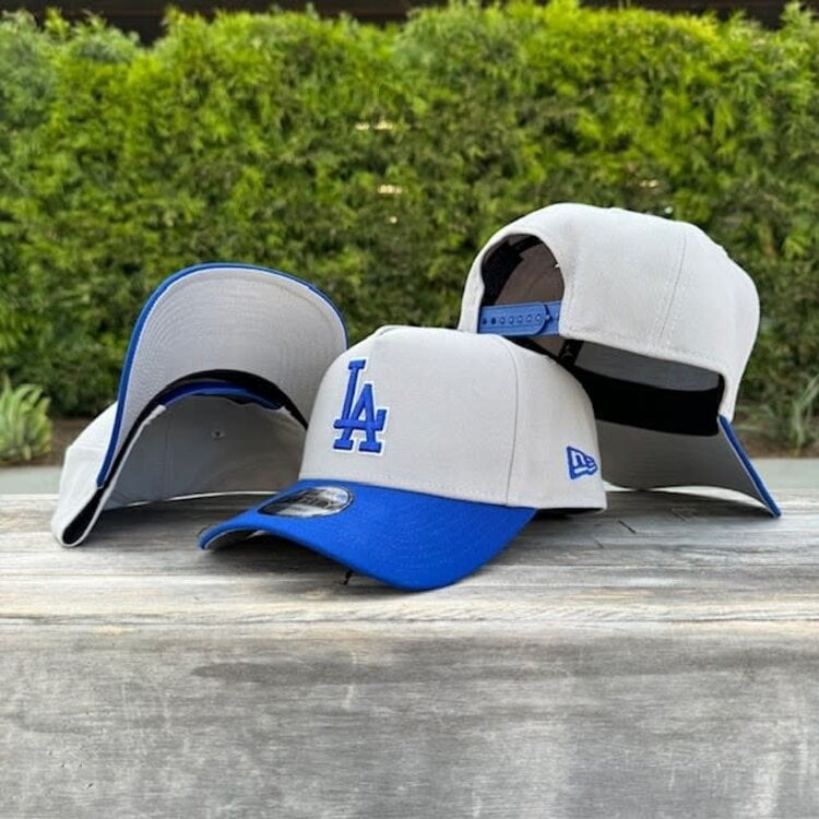 New Era LA Gray/Royal White Outline 940 A-Frame