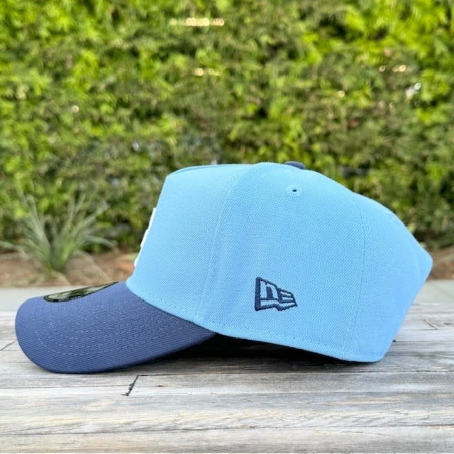 LA Light/Dark Blue 940 A-Frame Snapback - The Locker Room of Downey