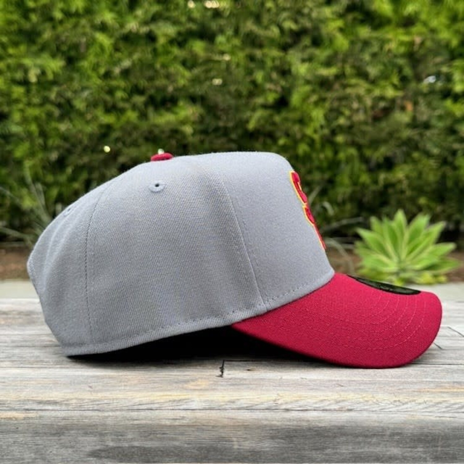 USC Gray/Cardinal 940 A-Frame Snapback - The Locker Room of Downey