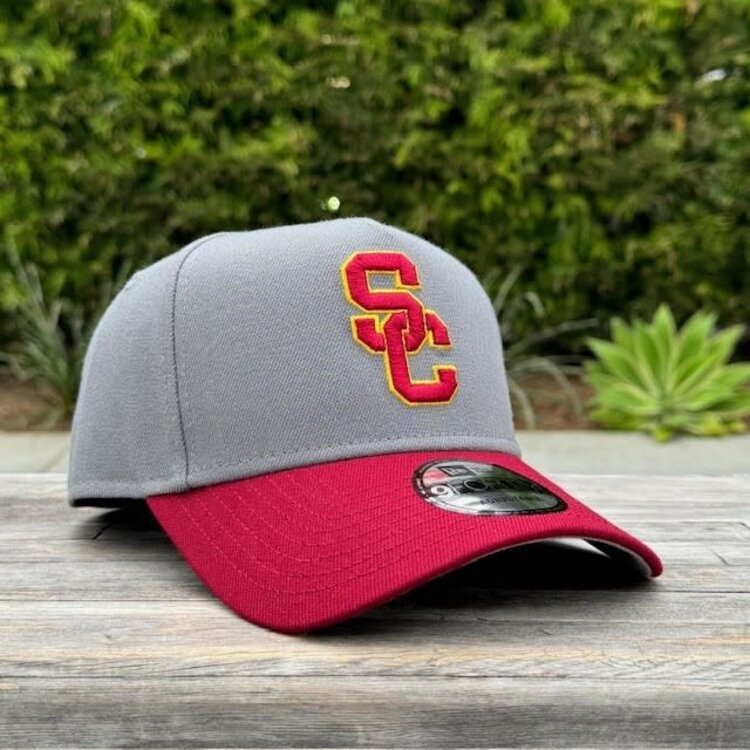 New Era USC Gray/Cardinal 940 A-Frame