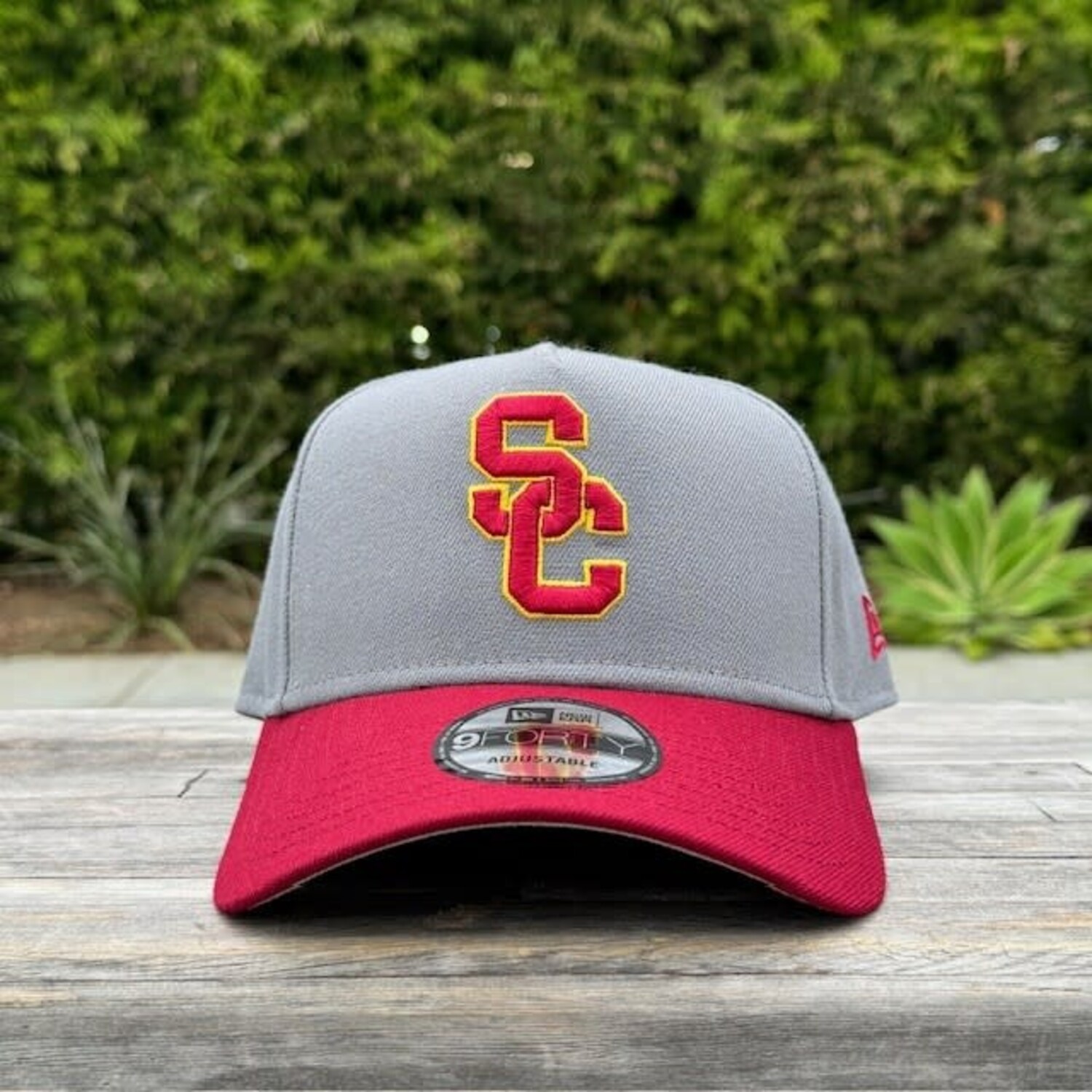 uca計9点 USC Gray/Cardinal 940 A-Frame Snapback - The Locker Room of Downey
