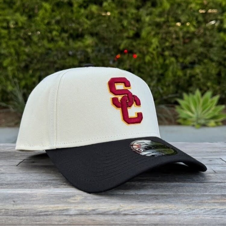 New Era USC Trojans Interlock Ivory/Black 940 A-Frame