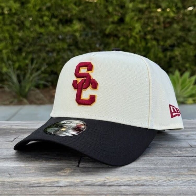 New Era USC Trojans Interlock Ivory/Black 940 A-Frame