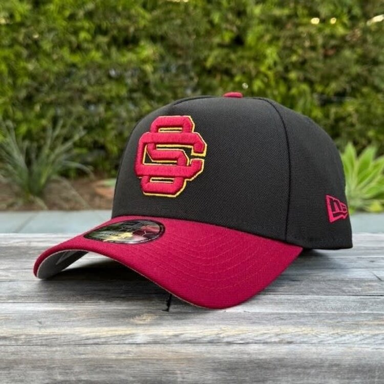 New Era USC Alt Black/ Cardinal 940 A-Frame