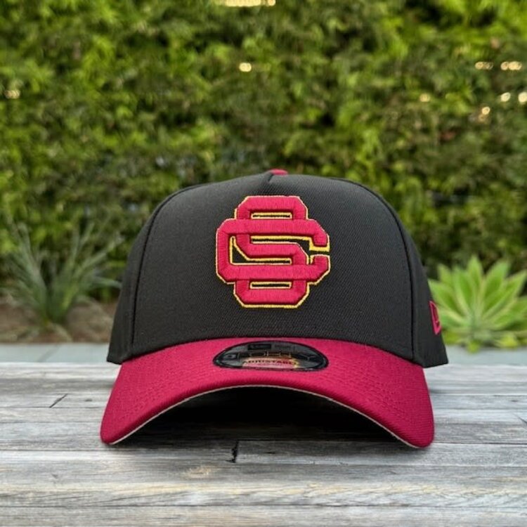 New Era USC Alt Black/ Cardinal 940 A-Frame