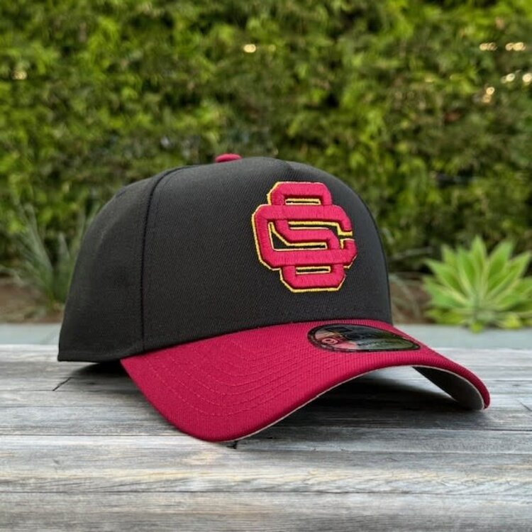 New Era USC Alt Black/ Cardinal 940 A-Frame