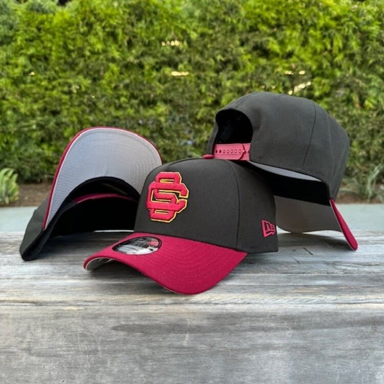 New Era USC Alt Black/ Cardinal 940 A-Frame