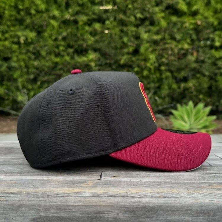 New Era USC Interlock Black /Cardinal  940  A-Frame