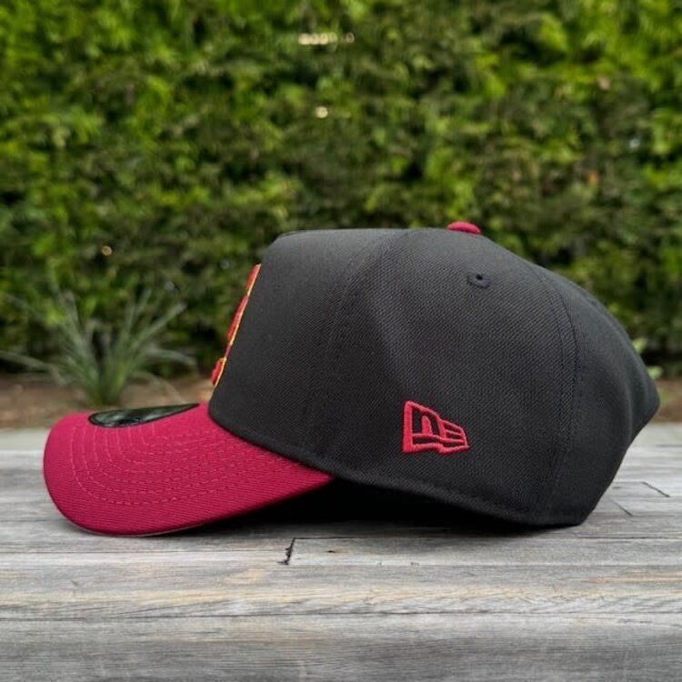 New Era USC Interlock Black /Cardinal  940  A-Frame
