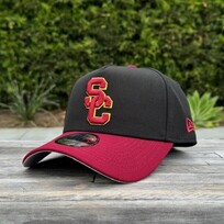 New Era USC Interlock Black /Cardinal  940  A-Frame